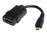 Startech 5in High Speed HDMI Adapter Cable - Right-angle