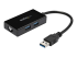 Startech 2 Port USB 3.0 Hub with Ethernet - Left-angle