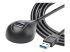 StarTech 5ft SuperSpeed USB 3.0 Extension Cable for Desktop - Right-angle