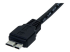 StarTech 0.5m (1.5ft) Black SuperSpeed USB 3.0 Cable A to Micro B - Right-angle