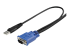 StarTech 15 ft 2-in-1 Ultra Thin USB KVM Cable - Close up