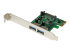 Startech 2 Port PCI Express (PCIe) SuperSpeed USB 3.0 Card Adapter with UASP - Left-angle