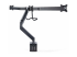 Startech Crossbar Triple Monitor Desk Mount, VESA 75x75/100x100 - Back