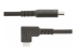 StarTech.com 3ft (1m) Rugged Right Angle USB-C Cable, USB 10 Gbps, USB C to C Data Transfer Cable, 4K 60Hz DP Alt Mode, 100W Power Delivery - Front