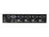 Startech 4 Port Professional VGA USB KVM Switch with Hub - Back