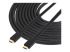 Startech 15m(50ft) HDMI 2.0 Cable, 4K 60Hz Active HDMI Cable, CL2 Rated for In Wall Installation, Long Durable High Speed Ultra-HD HDMI Cable, HDR 10, 18Gbps, Male to Male Cord, Black - Right-angle