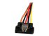 StarTech 6in Latching SATA Power Y Splitter Cable Adapter - Close up