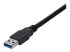 StarTech 1m Black SuperSpeed USB 3.0 Extension Cable A to A - Close up