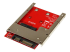 Startech mSATA SSD to 2.5in SATA Adapter Converter - Left-angle