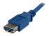 StarTech 1m Blue SuperSpeed USB 3.0 Extension Cable A to A - Close up