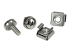 Startech M5 Mounting Screws and Cage Nuts for Server Rack Cabinet - Multi-angle