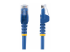 Startech 75ft CAT6 Ethernet Cable, 10 Gigabit Snagless RJ45 650MHz 100W PoE Patch Cord, CAT 6 10GbE UTP Network Cable w/Strain Relief, Blue, Wiring is UL Certified/TIA - Multi-angle