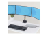 Startech Triple Monitor Desk Mount For Up To Three 27in Screens, VESA 75x75/100x100, Tool-Less Arm Adjustments, C-Clamp/Grommet Mount, Spring-Assisted Arms - Right-angle